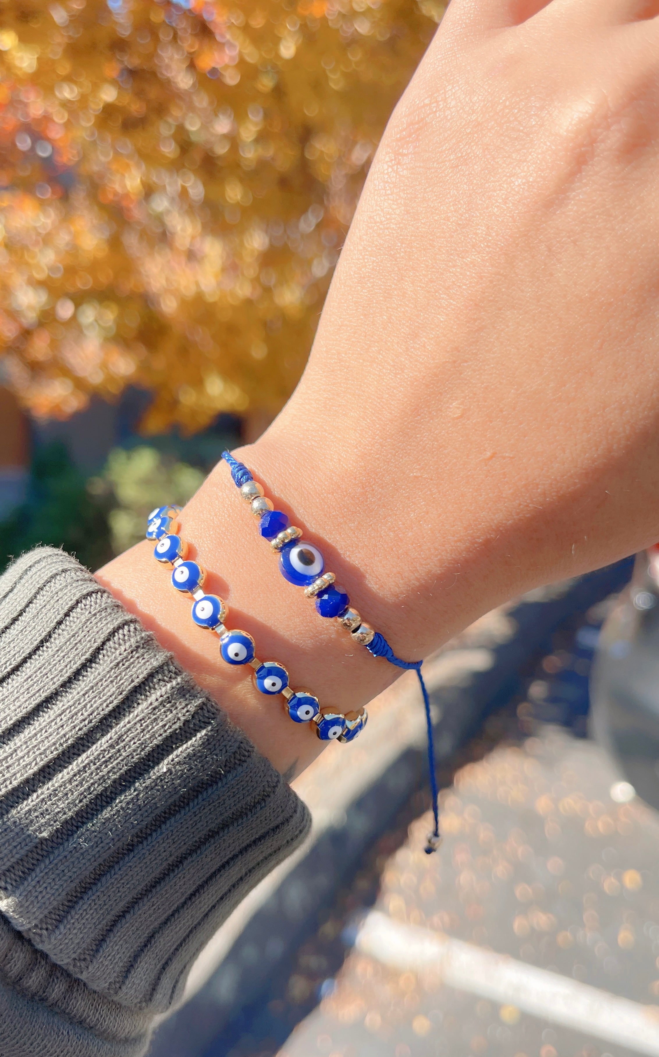 Blue Evil Eye Bracelet