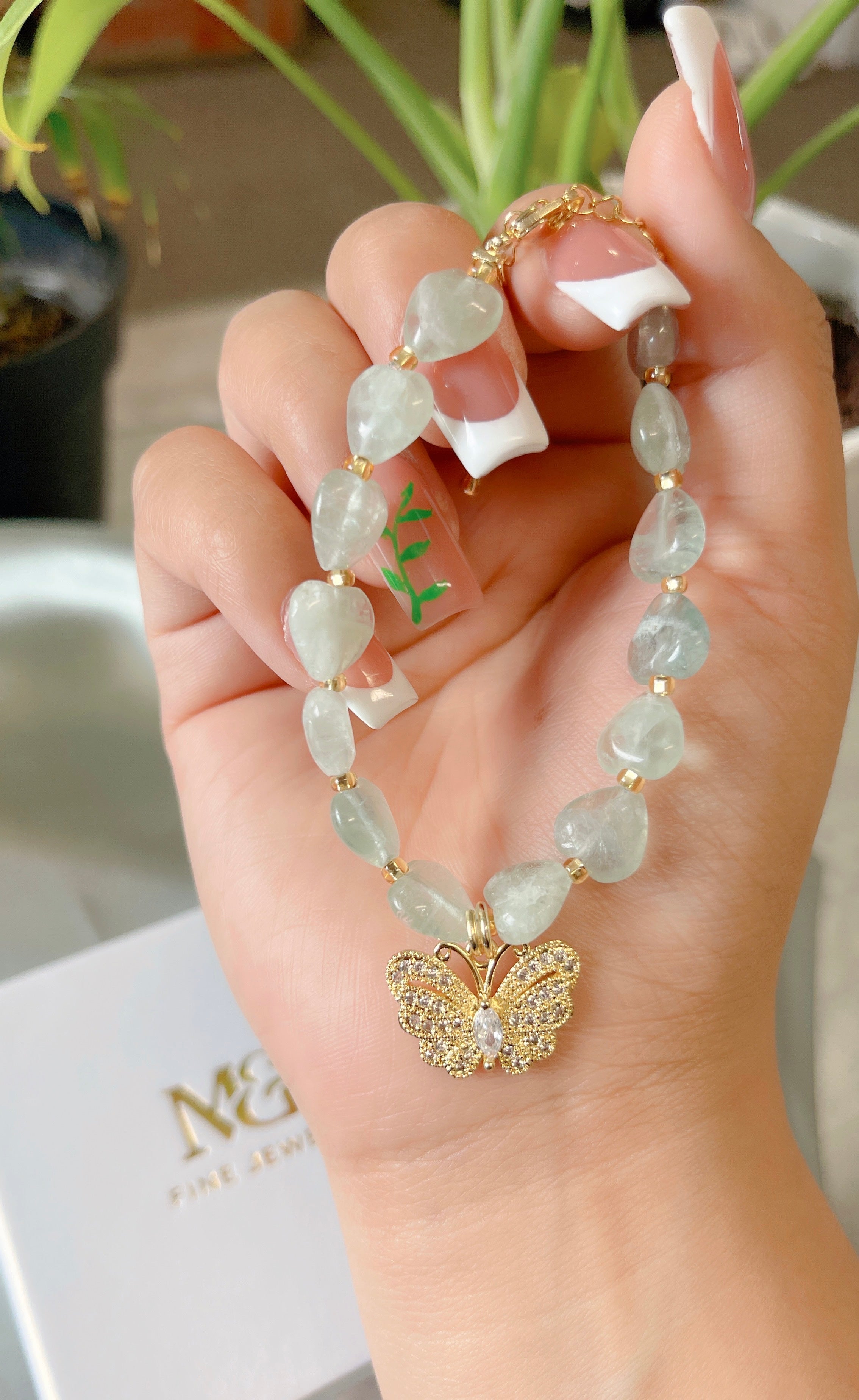 Aventurine Butterfly Love Bracelet